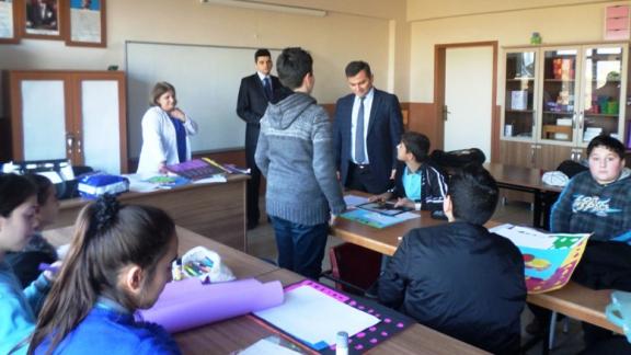 İlçe Milli Eğitim Müdürümüz  Mustafa UZUNLAR´ın Dereler İlkokul-Ortaokulu nu ziyareti.