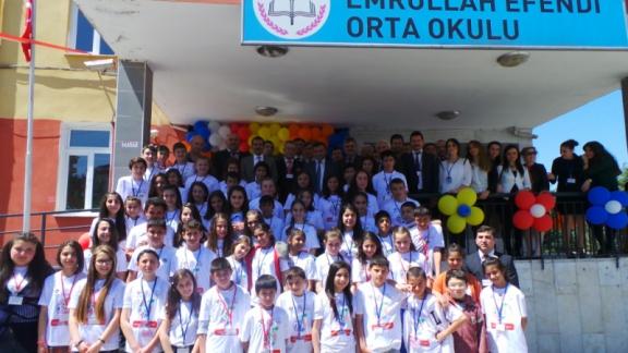 İlçemiz Emrullah Efendi Ortaokulu 4006 Tübitak Bilim Fuarı Açılış Töreni