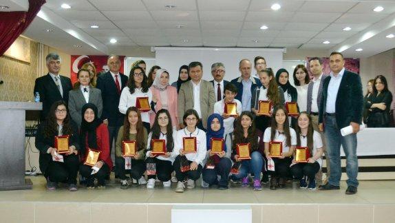 "Kitap Okuma Yarışması Ödül Töreni" Canik İMKB Anadolu Lisesinde Düzenlendi