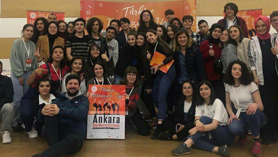 Türkiye Münazara Ligine Canik İMKB Anadolu Lisesi Damgası