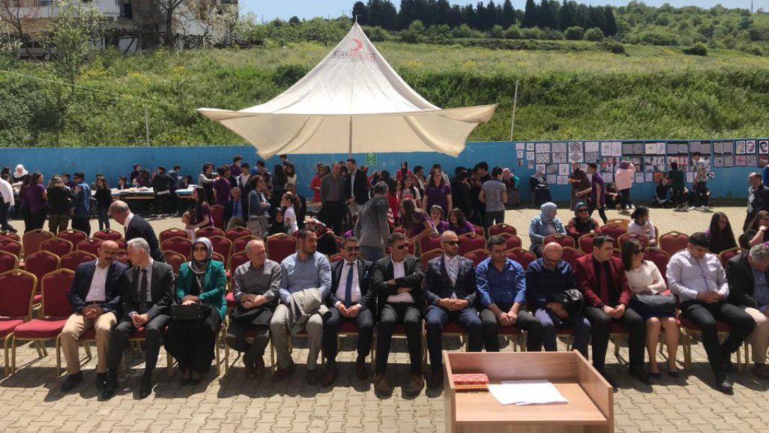 Canik Anadolu Lisesi Kütüphane Açılışı, "Yüzüncü Yıl" Sergisi ve Kermes Düzenledi