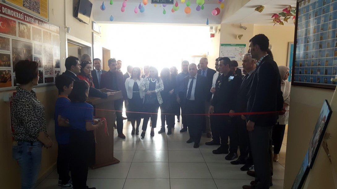 Hasköy Ortaokulunda Görsel Sanatlar ve Teknoloji Tasarım Sergilerinin Açılışı Yapıldı