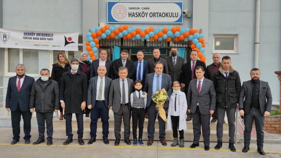 Hasköy Ortaokulu 4006 Tübitak Bilim Fuarı ve Okul Kütüphanesi Açılışları Gerçekleştirildi...