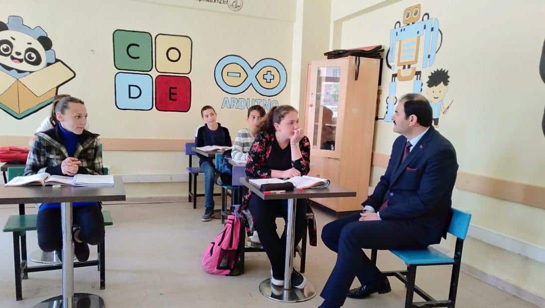 İlçe Milli Eğitim Müdürümüz Zahit Köseoğlu Kırsaldaki Okullarımızı Ziyaret Etti...