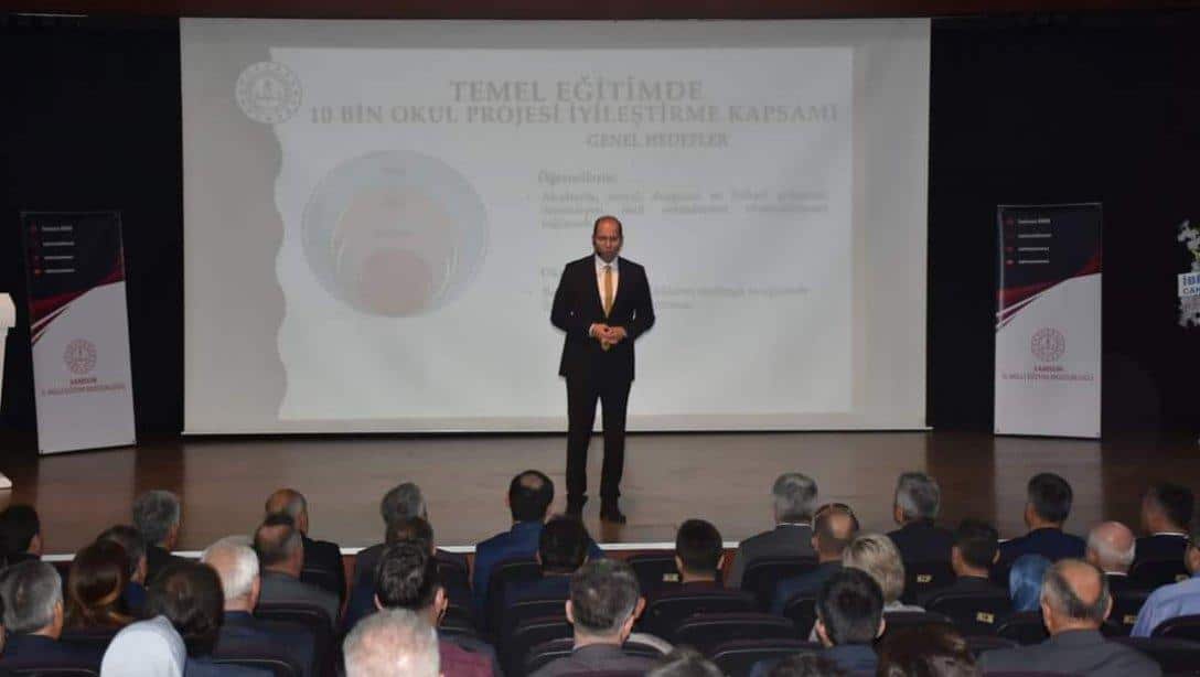 Temel Eğitim Genel Müdürümüz Tuncay Morkoç'un Katılımıyla Temel Eğitim Genel Değerlendirme Toplantısı Yapıldı...
