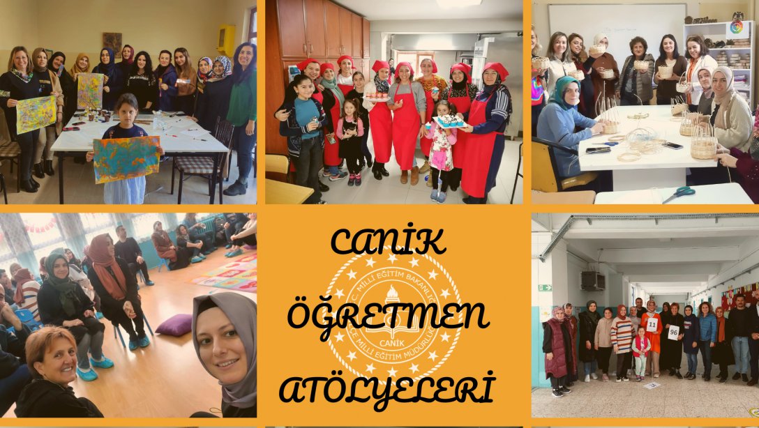 Canik'te Öğretmenler Ara Tatili Lezzetli, Eğlenceli ve Öğretici Atölyelerde Motivasyon Depolayarak Değerlendirdi...